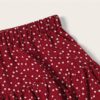 Women Elegant Mid Waist Casual Solid Velvet Mini Skirt - Image 3