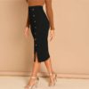 Women Elegant Office Lady Bodycon Pencil Skirts - Image 2