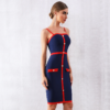 Women Elegant Spaghetti Strap Bodycon Bandage Dress - Image 4