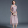 Women Elegant embroidery vestidos Holiday Sweet party Dress - Image 5