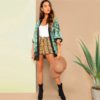 Women High Street Casual Mid Waist Loose Pocket Shorts - Image 5
