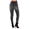 Women High Street Casual Pencil Pants High Waisted Jeans - Image 6