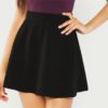 Women High Waist Short Minimalist Skirt