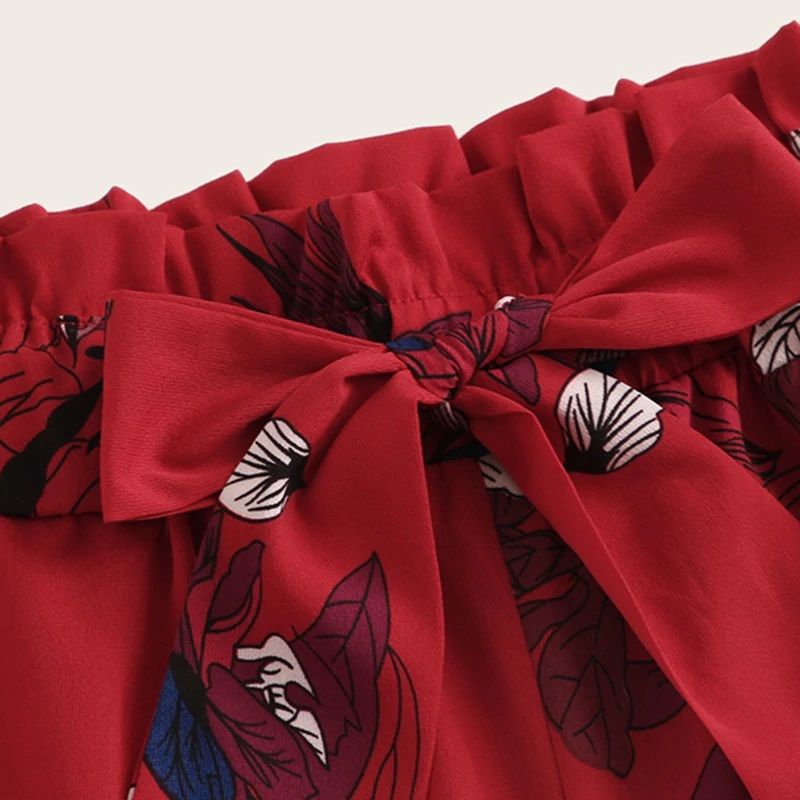 Women High Waist Wide Leg Bohemian Shorts - Image 4