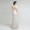Women Long Lace Mermaid Evening Dress Open Back Formal Party Gowns - Image 10