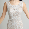 Women Long Lace Mermaid Evening Dress Open Back Formal Party Gowns - Image 12