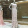 Women Long Lace Mermaid Evening Dress Open Back Formal Party Gowns - Image 2