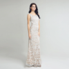 Women Long Lace Mermaid Evening Dress Open Back Formal Party Gowns - Image 9