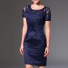 Women Mesh Embroidery Pencil dress new party casual Dress - Image 4