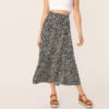 Women Multicolor High Waist Shift Skirts