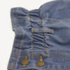 Women Plain Pocket Zipper Elastic Waist Casual Pants Trousers - Image 14