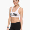 Women Print Backless Cotton Crop Top - Image 2