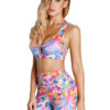 Women Printed Sleeveless Casual Crop Top - Image 2