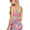 Women Printed Sleeveless Casual Crop Top - Image 3