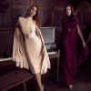 Women Sexy Bodycon Dress Batwing Sleeve Party Club Dress - Image 2