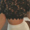 Women Sexy Lace Sheer Crop Top - Image 3