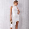 Women Sexy Sleeveless Bandage Hot Bodycon Tank Party Dress - Image 2