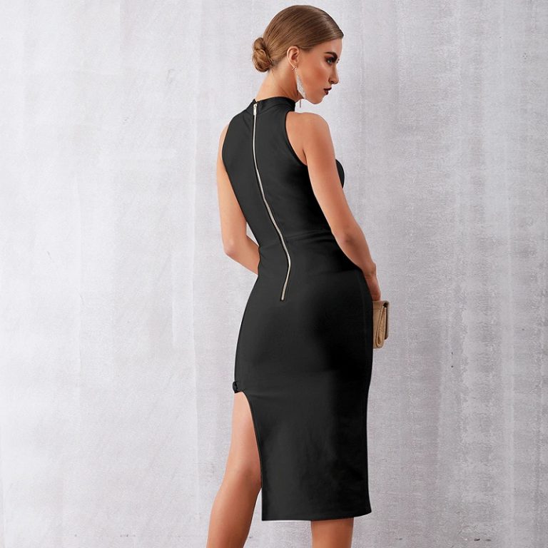 Women Sexy Sleeveless Bandage Hot Bodycon Tank Party Dress - Image 6