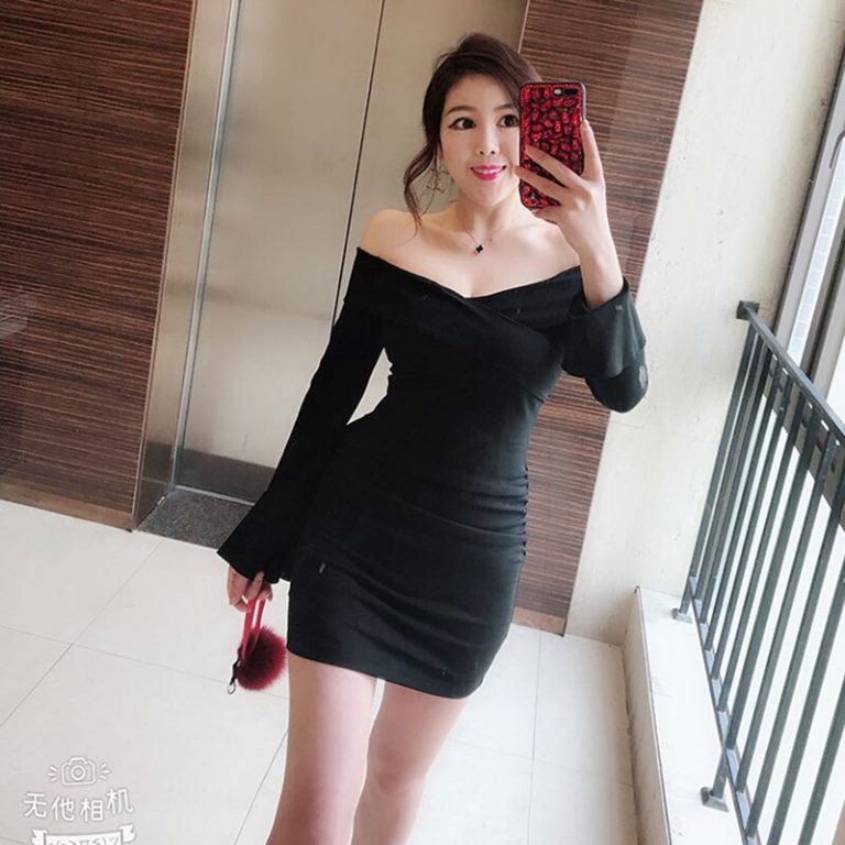 Women Slim short bodycon dress sexy evening party mini dress - Image 6