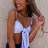 Women Striped Cami Crop Top