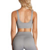 Women U Neck Solid Crop Top - Image 3