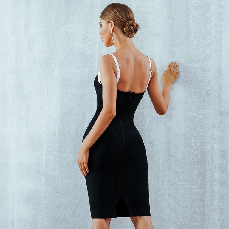Women Vestidos Sexy Evening Party Bodycon Bandage Club Dress - Image 6