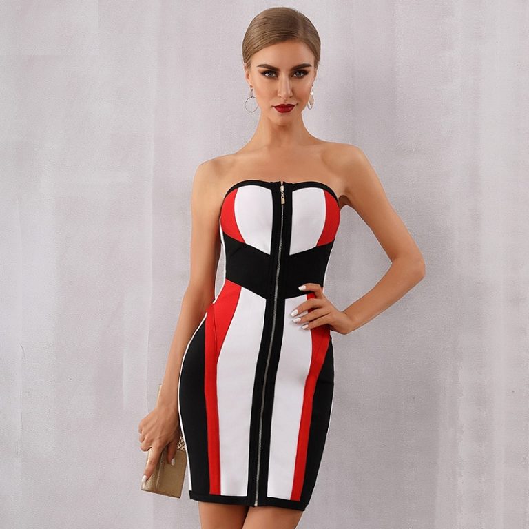 Women Vestidos Sexy Evening Party Bodycon Bandage Dress - Image 3