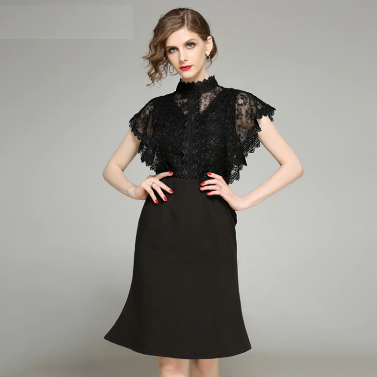 Women Vestidos sexy bodycon lace short Dress Office Lady casual dress
