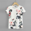 Women Weekend Casual Short Sleeve Tshirt White Going Out Ladies Tops