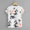 Women Weekend Casual Short Sleeve Tshirt White Going Out Ladies Tops - Image 3