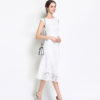 Women lace Vestidos Hollow Out party dress Sweet beach dress - Image 3