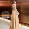 Women off the shoulder sexy embroidery fashion party dress - Image 4