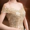 Women off the shoulder sexy embroidery fashion party dress - Image 5