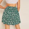 Womens Elegant Bohemian Casual Mini Skater Skirt - Image 2