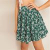 Womens Elegant Bohemian Casual Mini Skater Skirt - Image 3