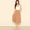 Women Elegant Casual Streetwear Midi Skirt - Image 4