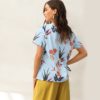 Women Shirts Short Sleeve Casual Basic Street wear Pullovers White T Shirt - Image 10