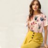 Women Shirts Short Sleeve Casual Basic Street wear Pullovers White T Shirt - Image 14