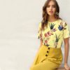Women Shirts Short Sleeve Casual Basic Street wear Pullovers White T Shirt - Image 19