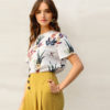 Women Shirts Short Sleeve Casual Basic Street wear Pullovers White T Shirt - Image 6