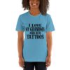 I love my Grandma and her tattos short sleeve t-shirt - Image 9