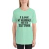 I love my Grandma and her tattos short sleeve t-shirt - Image 2