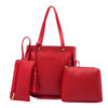 3 PCS Women PU Leather High-end Crossbody Bag Dual-use Handbags - Image 5