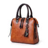 4 PCS Women Faux Leather Handbags Vintage Multi-function Crossbody Bags - Image 2