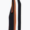 Black Wide Leg Trousers Women Striped Sash Pants - Image 3