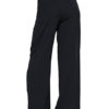 Black Wide Leg Trousers Women Striped Sash Pants - Image 4