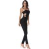Bodycon Runway Long Bandage Jumpsuit Sexy Celebrity Bodysuits - Image 3