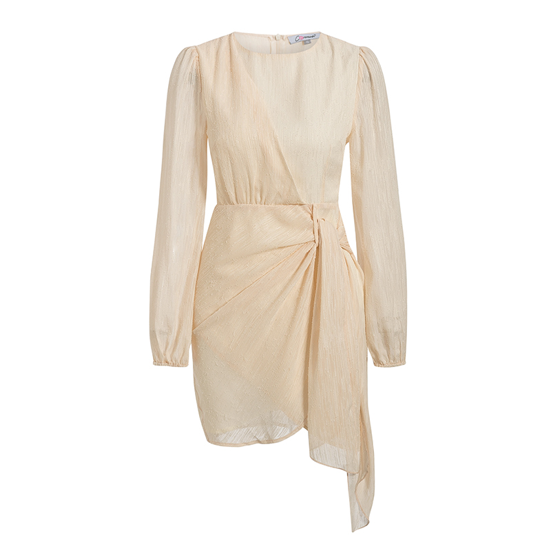 Bow Ruffles Ruched Party Dress - Image 5