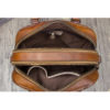 Brenice Women Genuine Leather Vintage Boston Bag Handbag Crossbody Bag - Image 11