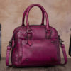 Brenice Women Genuine Leather Vintage Boston Bag Handbag Crossbody Bag - Image 16